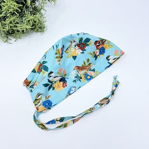Pediatric surgical scrub cap, Dental Surgical cap, Unisex medical scrub cap by Paradise Caps.