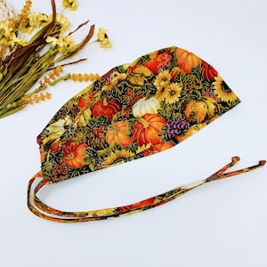 Thanksgiving Surgical Cap by ParadiseCaps, Fall Scrub Caps,  Medical Scrub Cap, Dental scrub cap
