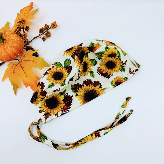Thanksgiving Surgical Cap Fall Scrub 
