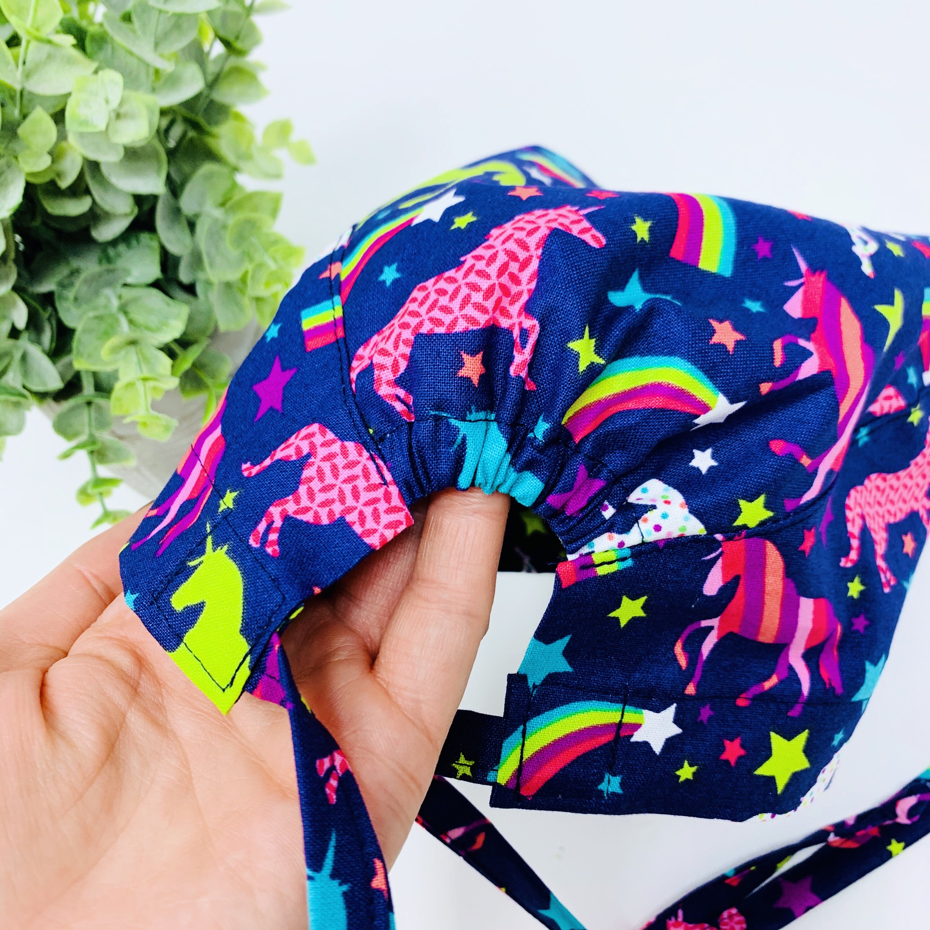 Unicorn and Rainbows Surgical Cap 