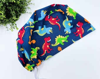 Funny Euro Scrub Cap for Women, Surgical cap Satin Lined Option