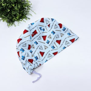 Euro Scrub Cap for Women, Surgical cap Satin Lined Option by Paradise Caps.