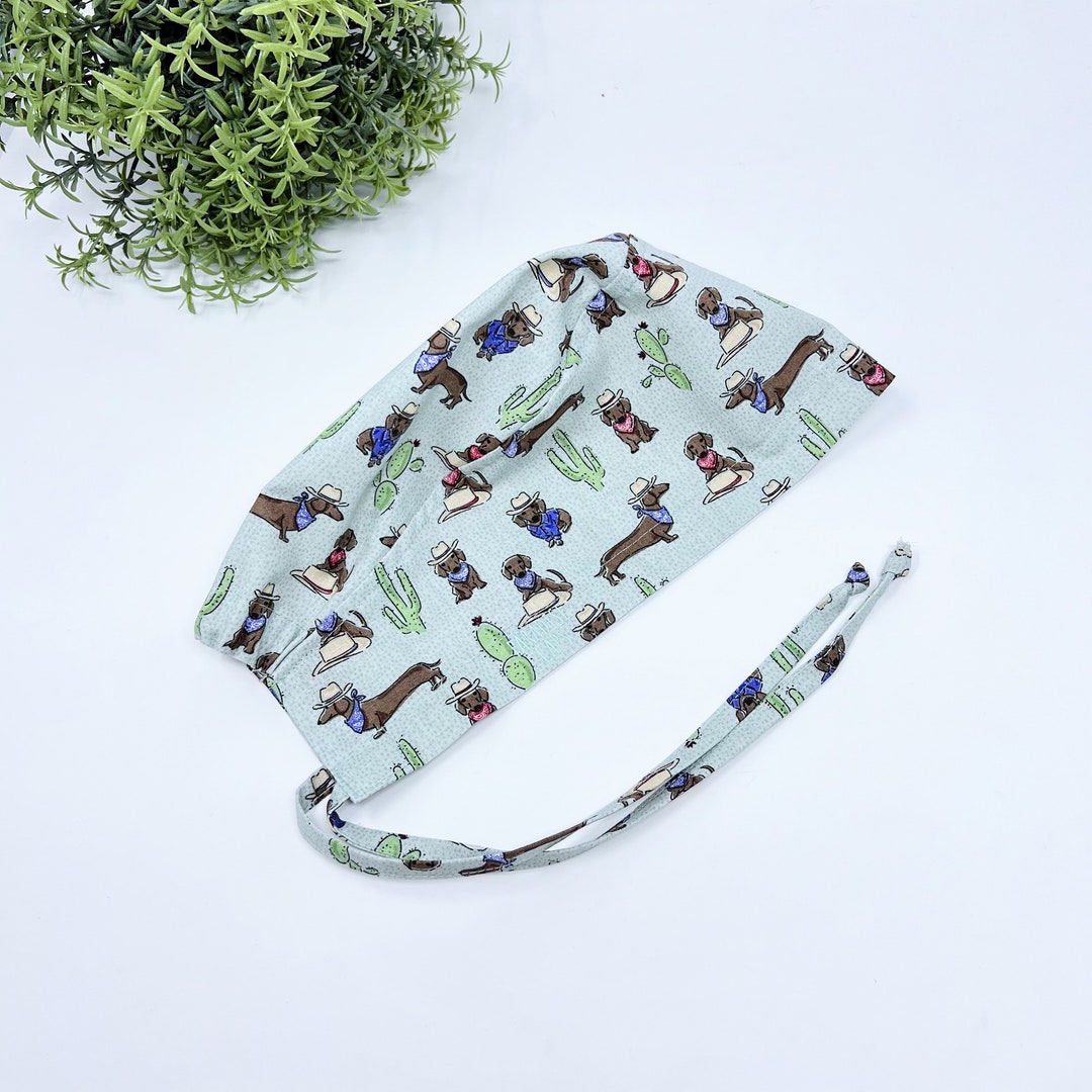 Dachshunds Scrub Cap, Funny Scrub Cap. Scrub Caps for Women. Medical