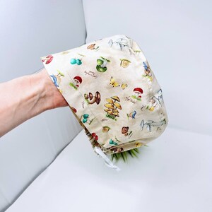 Verstellbare Schlupfkappen Für Damen & Herren – Mit Satin-Futter & Maskenknöpfen | Atmungsaktiv, Einheitsgröße