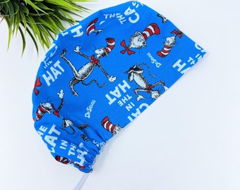 Gorro quirúrgico Cat Euro para mujer de ParadiseCaps. Gorro quirúrgico con forro de satén opcional.