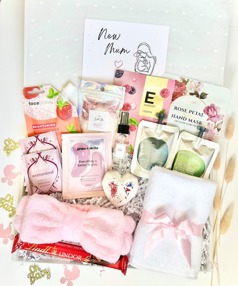 BABY MAMA Pamper Hamper, New Mum Gift, New Mum Care Package, First Time Mum Gift, New Baby Gift, Letterbox Gift for New Mum, Maternity Gift image 2