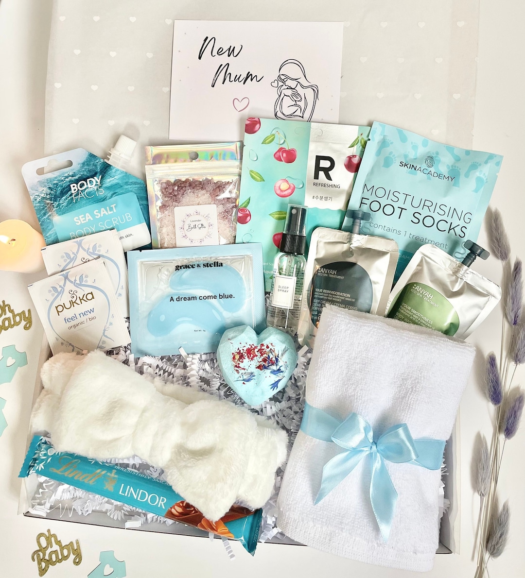 BABY MAMA Pamper Hamper, New Mum Gift, New Mum Care Package, First Time Mum Gift, New Baby Gift