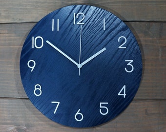 14” Wood Clock Made from Red Oak