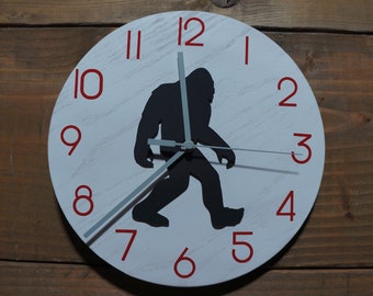 10” Sasquatch Bigfoot Clock