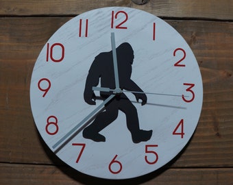 10” Sasquatch Bigfoot Clock