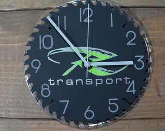Your Business Here Custom Clock with Business Logo