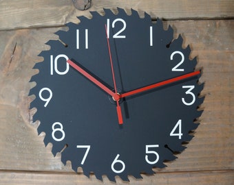 Customizable Saw Blade Clock