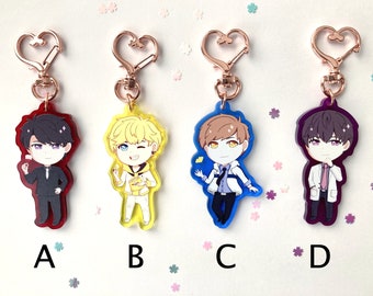 Mr. Love Queen's Choice Acrylic Charm Keychain | Otome Gamer Gift