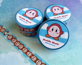 Waddle Dee Tower Washi Tape (Kirby)  | Stationary Lovers | Anime Gamer Gift