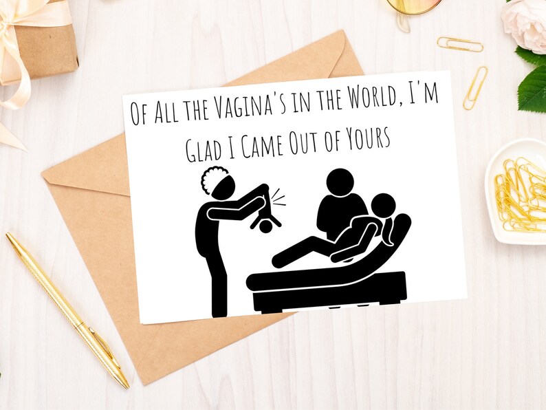 Funny Mother's Day Card. Printable Greeting Card for Mom From Daughter ...