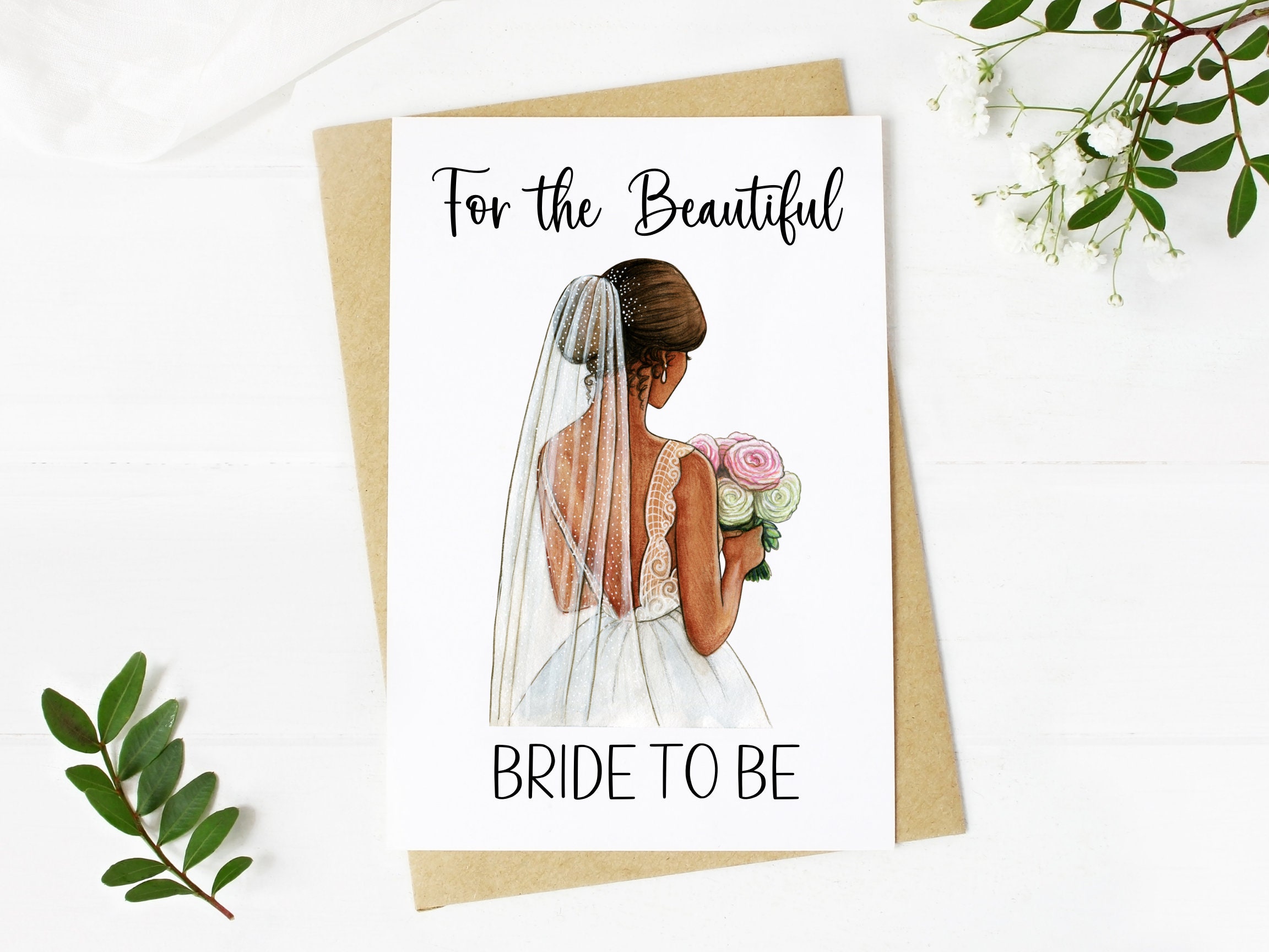 Printable Bridal Shower Card/ Classy Digital Download Bachelorette ...