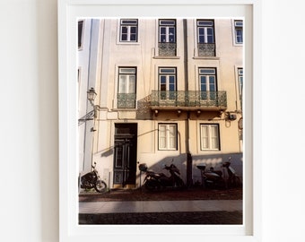 Handprint, Morning Light in Alfama, Lisbon, Portugal, 2023