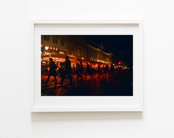 Nyhavn at Night, Copenhagen, Denmark, 2014