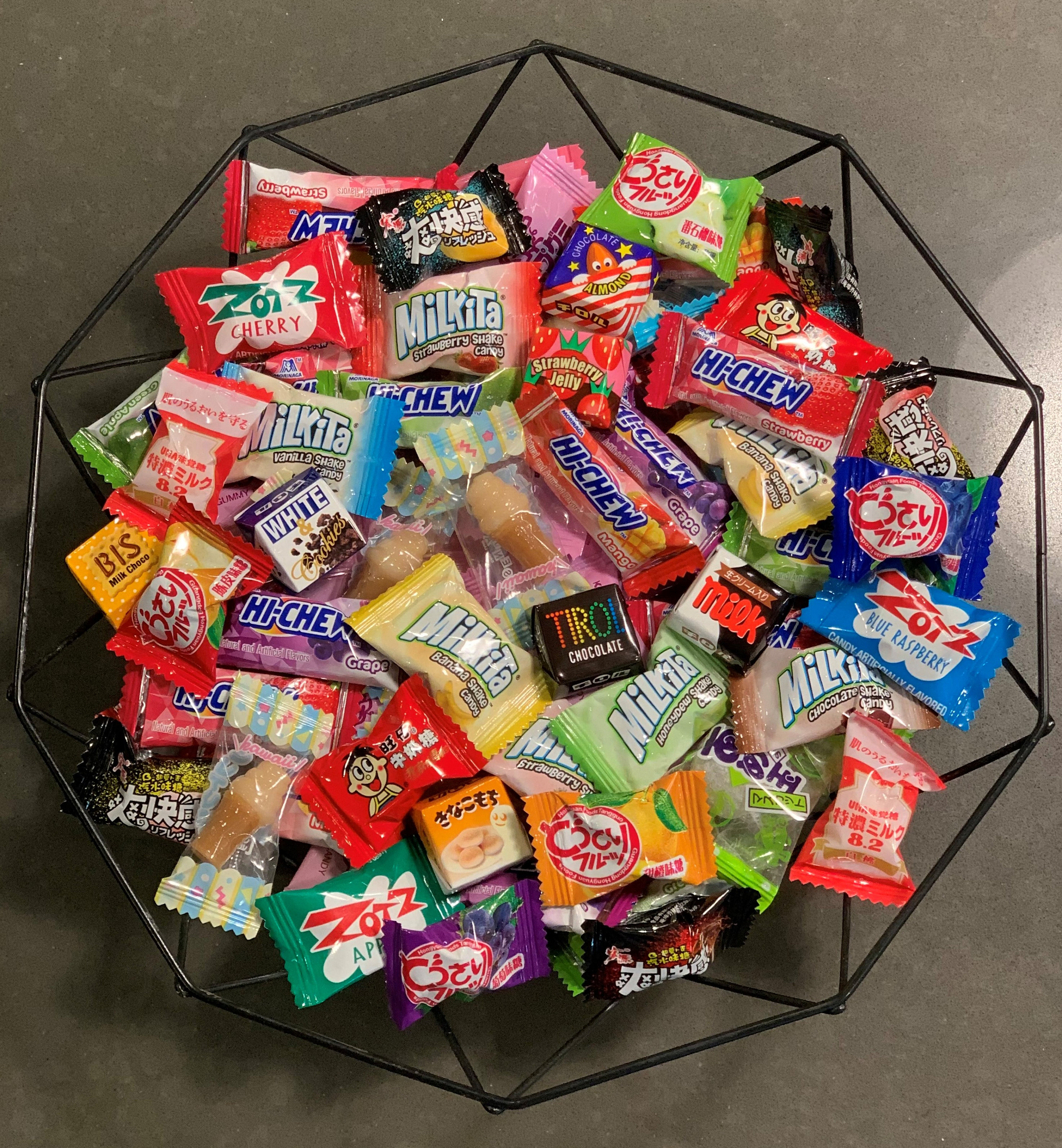 mystery candy box from around the world