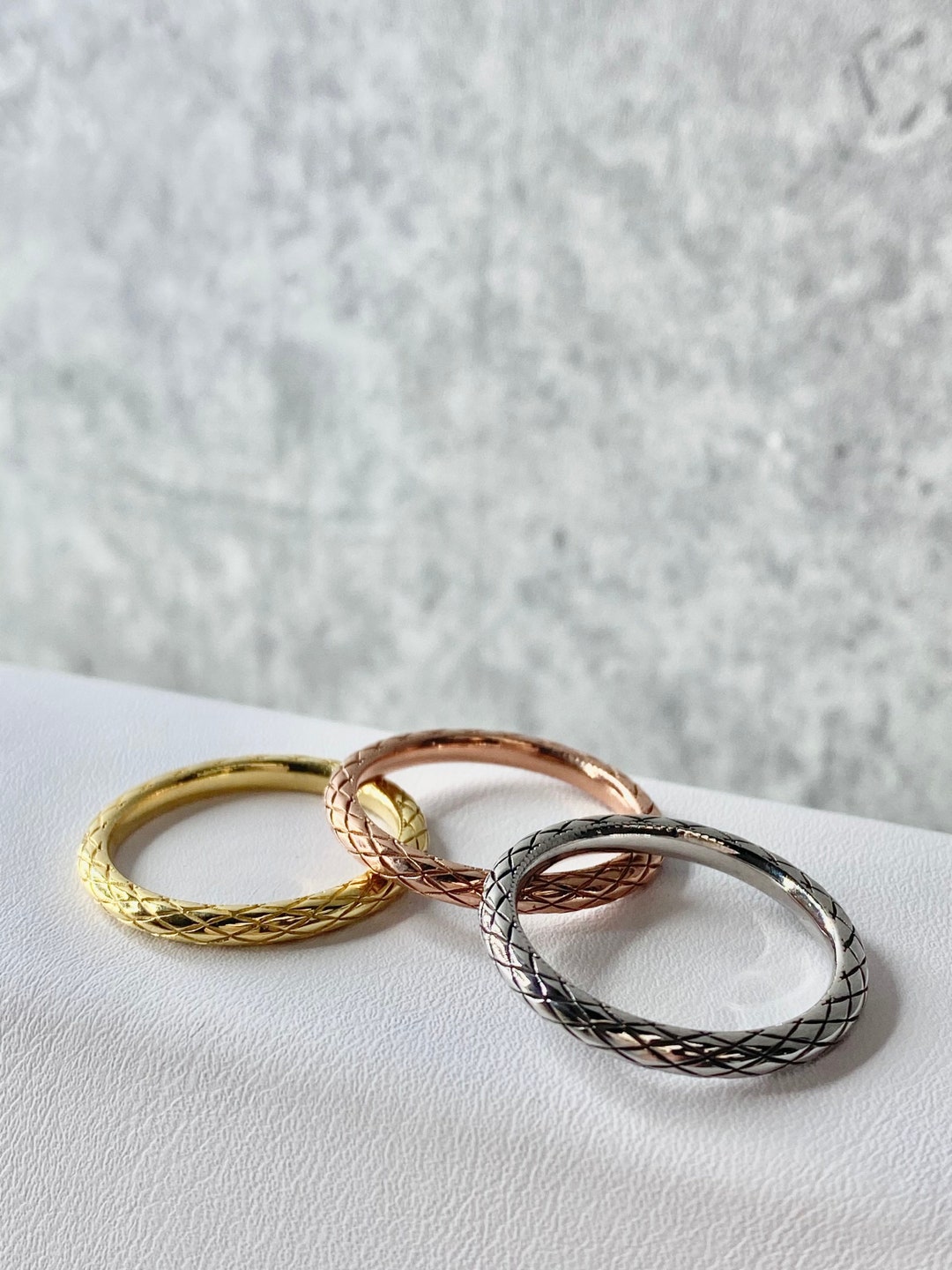 Stackable 14k Rings Simple 14K Gold Stackable Rings - Etsy