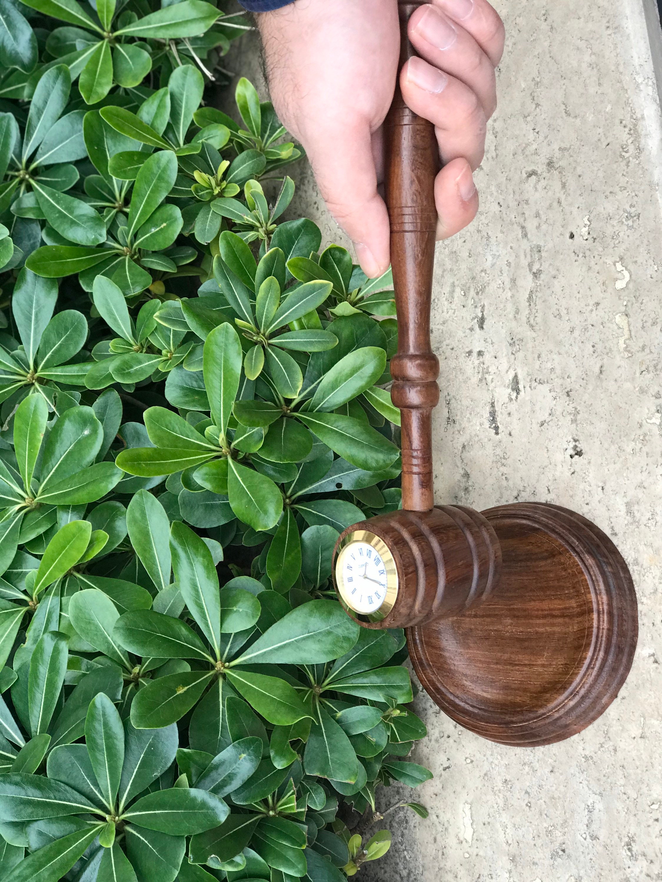 Judge Mallet w Auctioneers Mallet Handmade Mallet Gift for Etsy