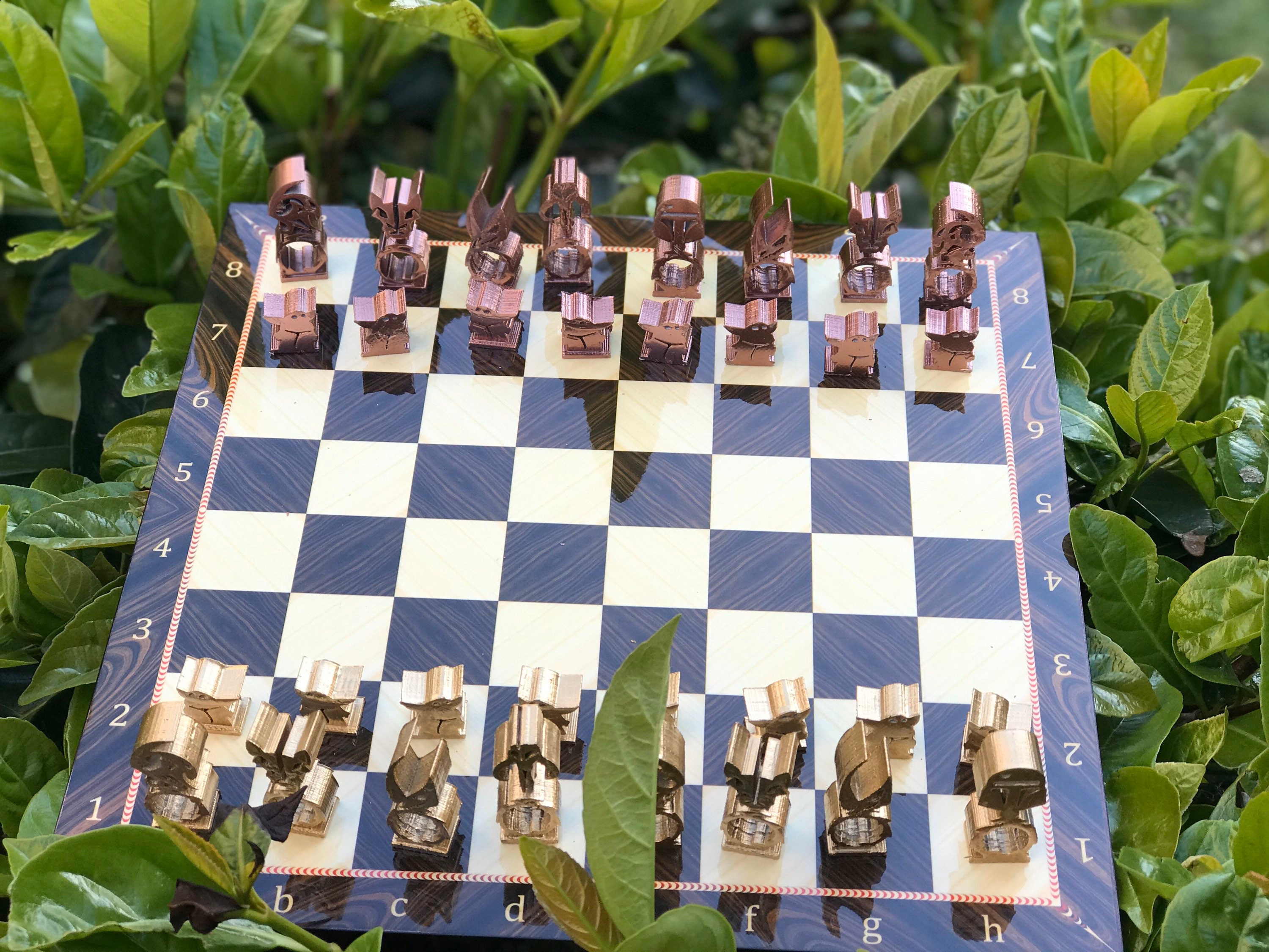 Mandalorian chess set sale