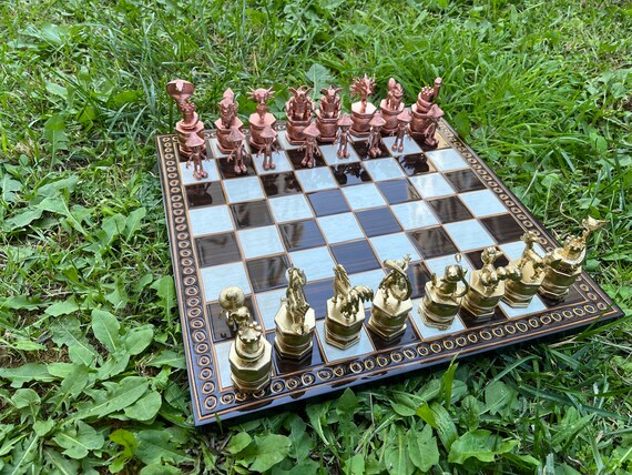 Educational Wooden Cartoon Chess Set - Little Learners Toys