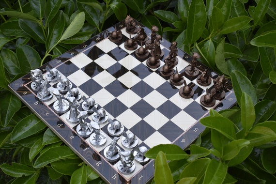 Download wallpapers 3d chess, silver metal chess, chessboard, intellectual  games for desktop free. Pictures for desktop free