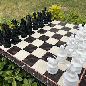 Pokemon Chess Set w\ Pokemon Pieces with Board - Handmade 3D Chess Set - Unique Chess Pieces - Chess Set Board - Art Game Board- Pikachu Set