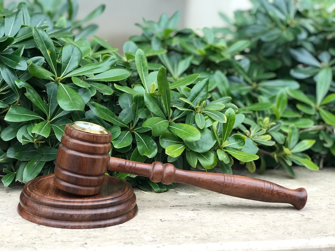 Judge Mallet w Auctioneers Mallet Handmade Mallet Gift for Etsy