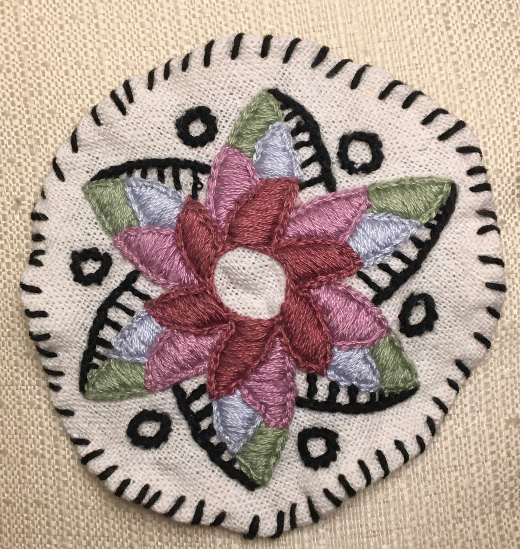 Sewon Embroidered Flower Patch Etsy Denmark