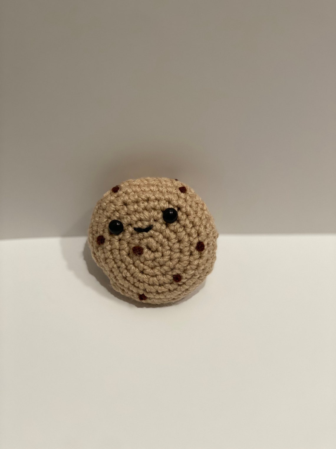 Chocolate Chip Cookie Crochet Stuffed Plushie Toy Handmade | Etsy