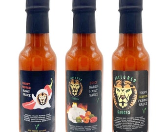 Taylored Sauces Lemon Pepper Hawt Sauce | Makes A Great Gift! | FAST Shipping| Cayenne, Unique Gifts, Holiday Gifts for him, Homemade Gifts