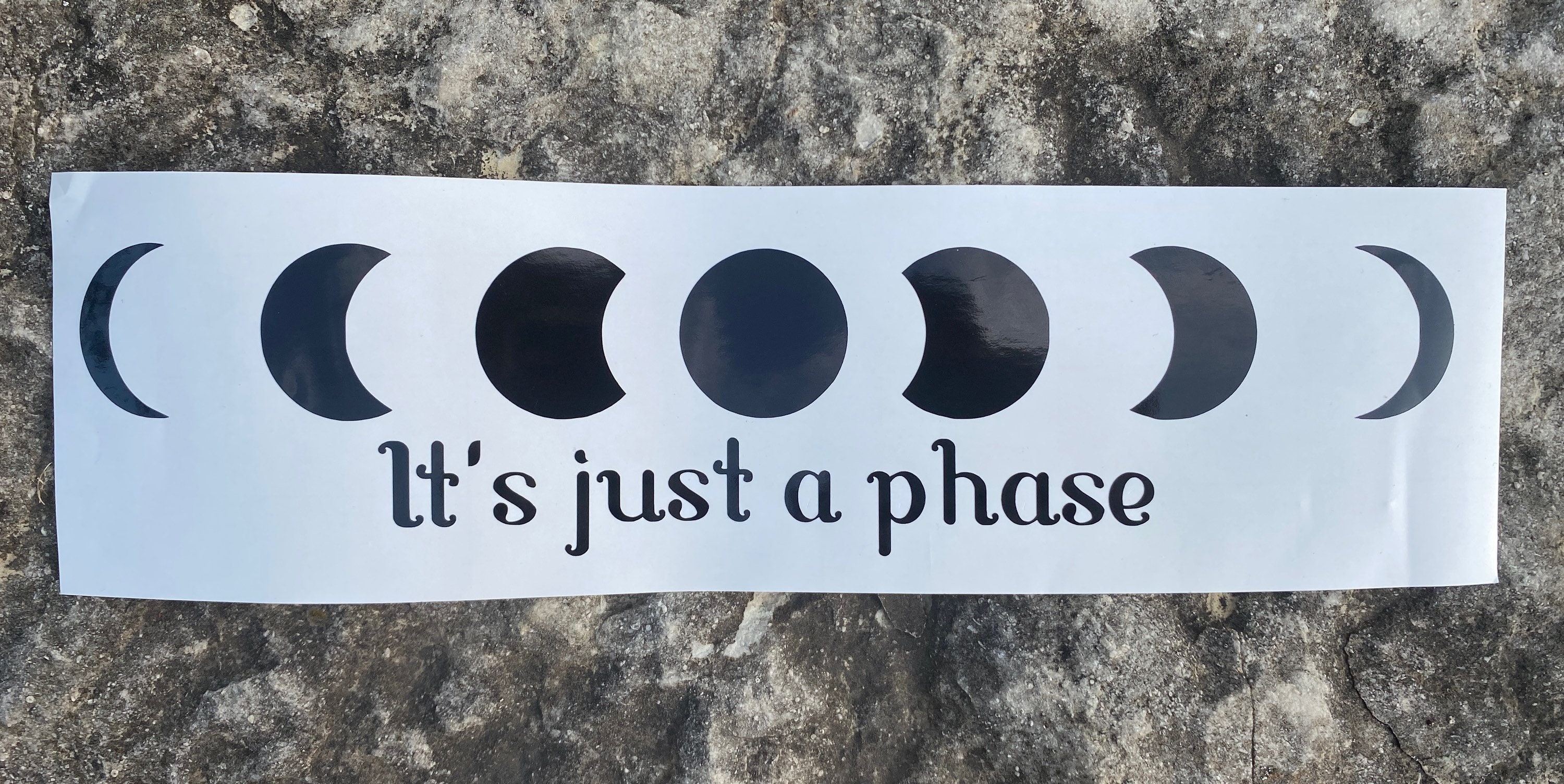 Its Just A Phase Vinyl Decal | Etsy
