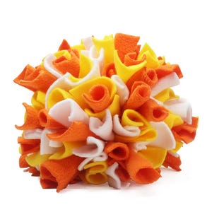Candy Corn Snuffle Ball