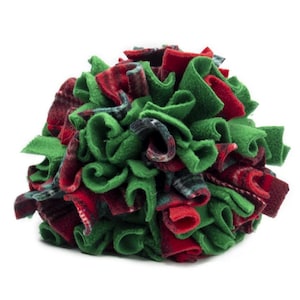 Christmas Plaid Snuffle Ball