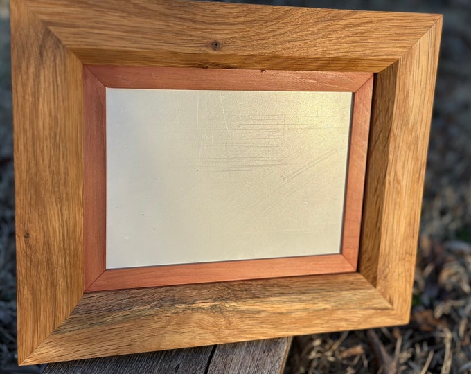 Rugged White Oak and Red Cedar 5x7 Picture Frame - Etsy
