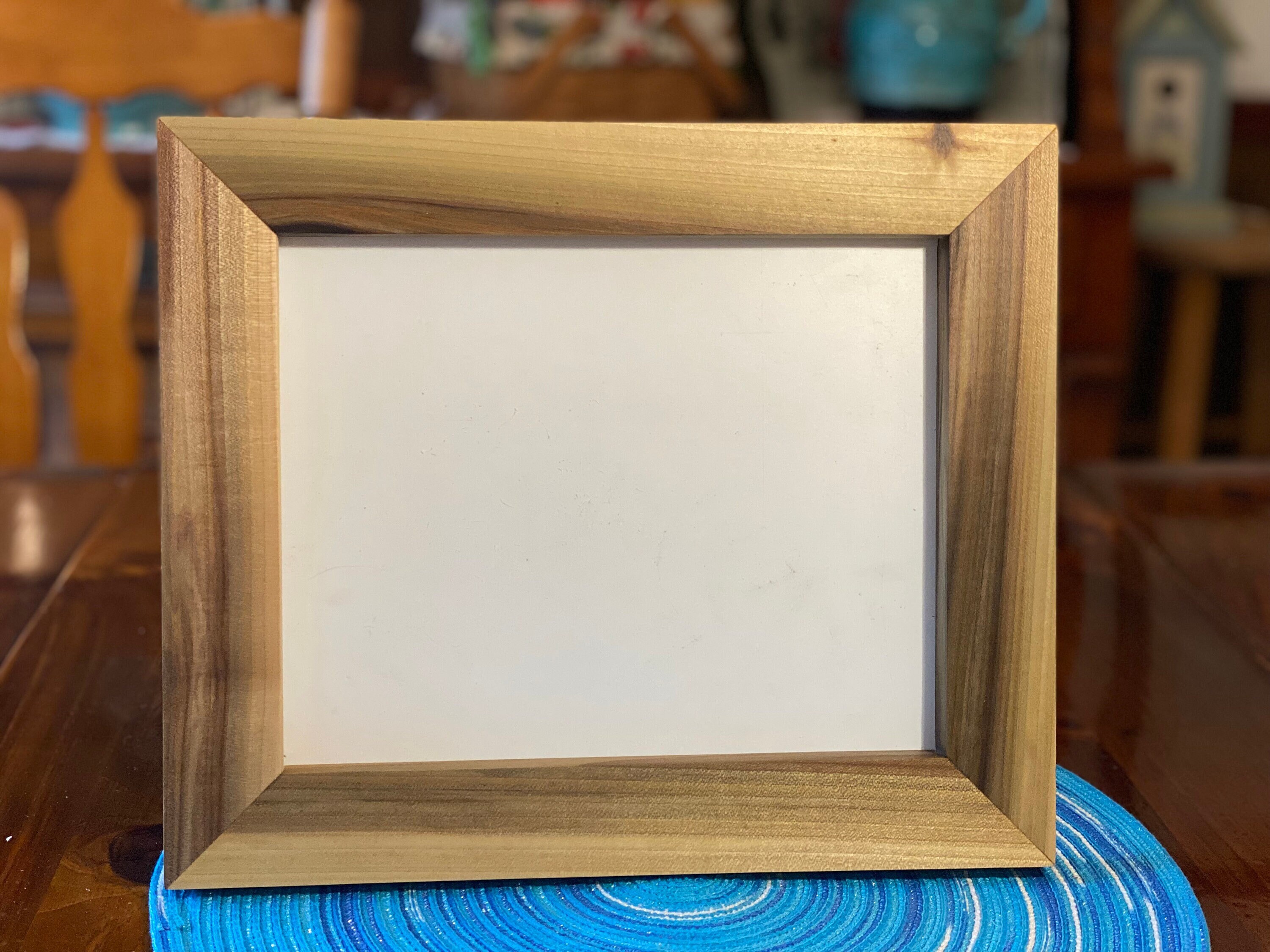 englory 8x10 picture frame wood photo frames set of 6 oak wood wall or  tabletop display solid wood real glass