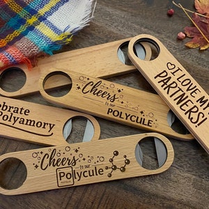 Polyamory Bottle Opener - Celebrate Polycule Gift