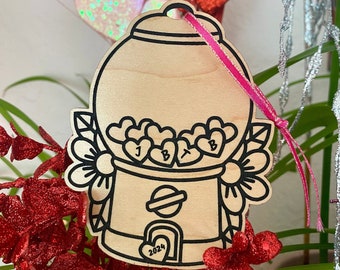 Polyamory Love Magnet / Ornament - Throuple - Quad - Gift - Personalized - Valentines Day - Anniversary
