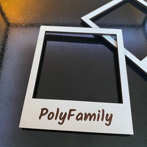 Personalized Polyamory Polaroid Magnet Frame PolyFamily