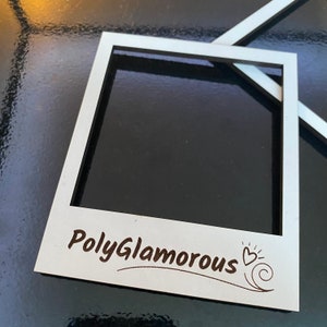 Personalized Polyamory Polaroid Magnet Frame PolyGlamorous