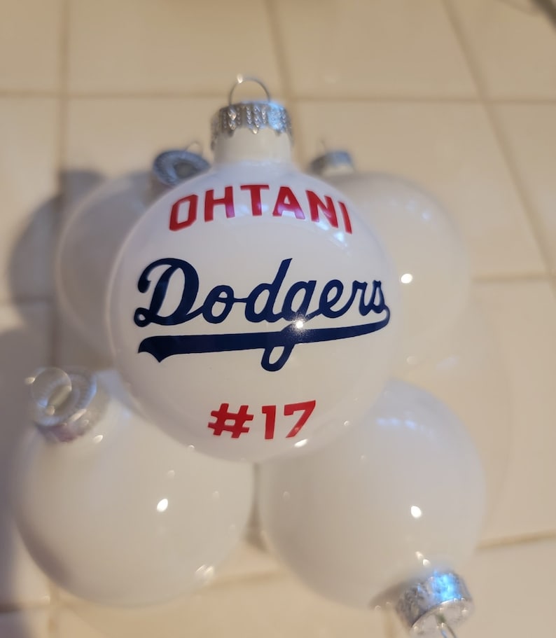 Ohtani Los Angeles Dodgers Christmas Ornament Shohei Ohtani Japan