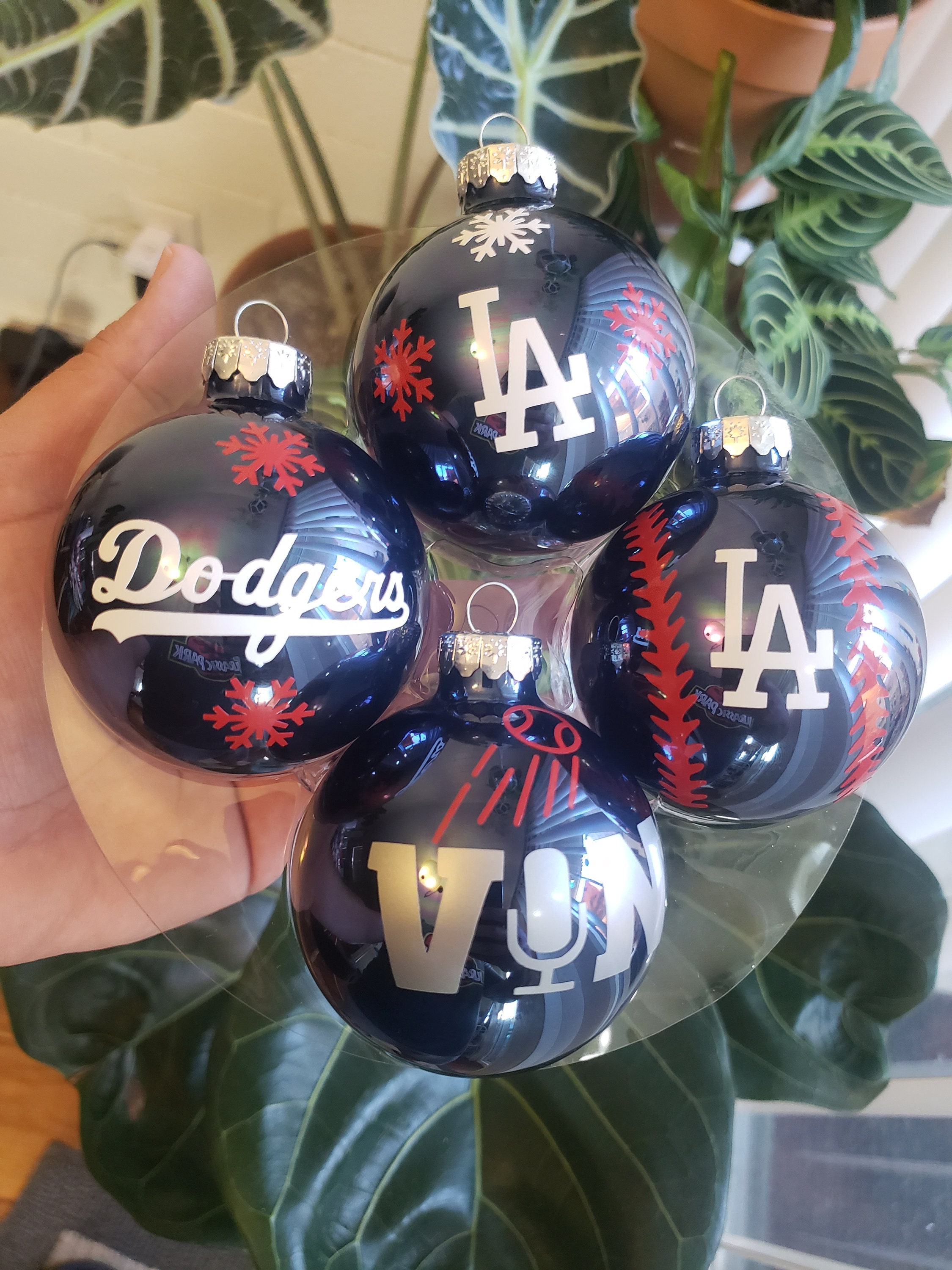 Dodgers Christmas Ornaments 