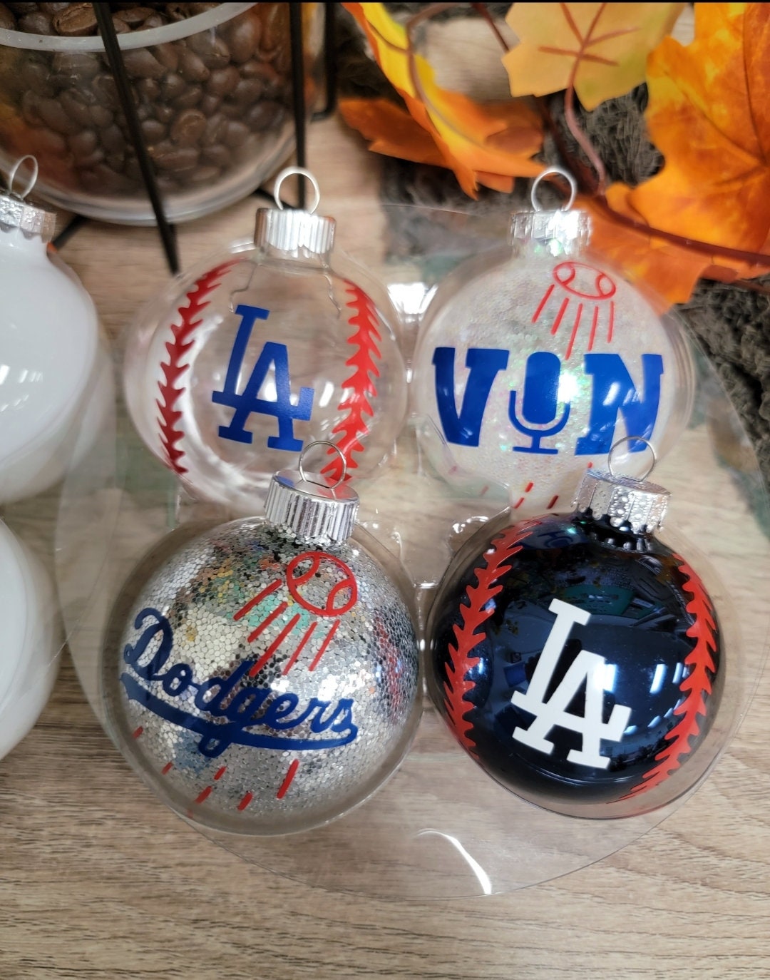 Dodgers Christmas Ornaments 