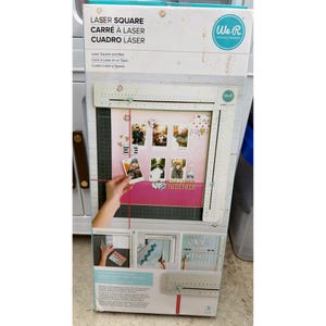 We R Memory Keepers Laser Square Scrapbooking Alignment Tool Matta Fotohantverk NY