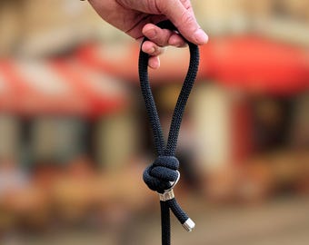 Seil-Hundeleine – 130 cm, farbenfroh und handgefertigt | Hundeleine hergestellt in Frankreich | Komfort und Stil | Mehrfarbig – Geschenkidee