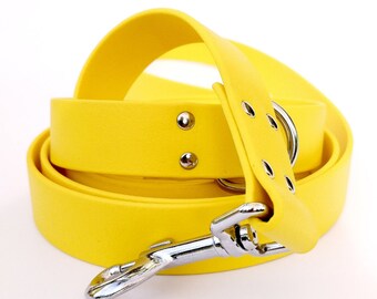 Banana, Handmade Dog Shoulder Leash / Stylidog / multi-position leash / shoulder strap / dog / free hand leash