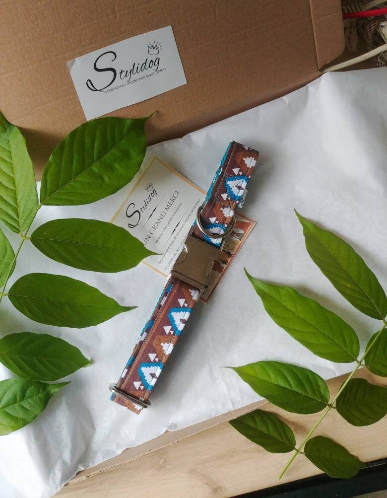 Collier Pour Chien/Accessoire Collier Réglable Collier Colliers Bohème Boucle de Libération Rapide