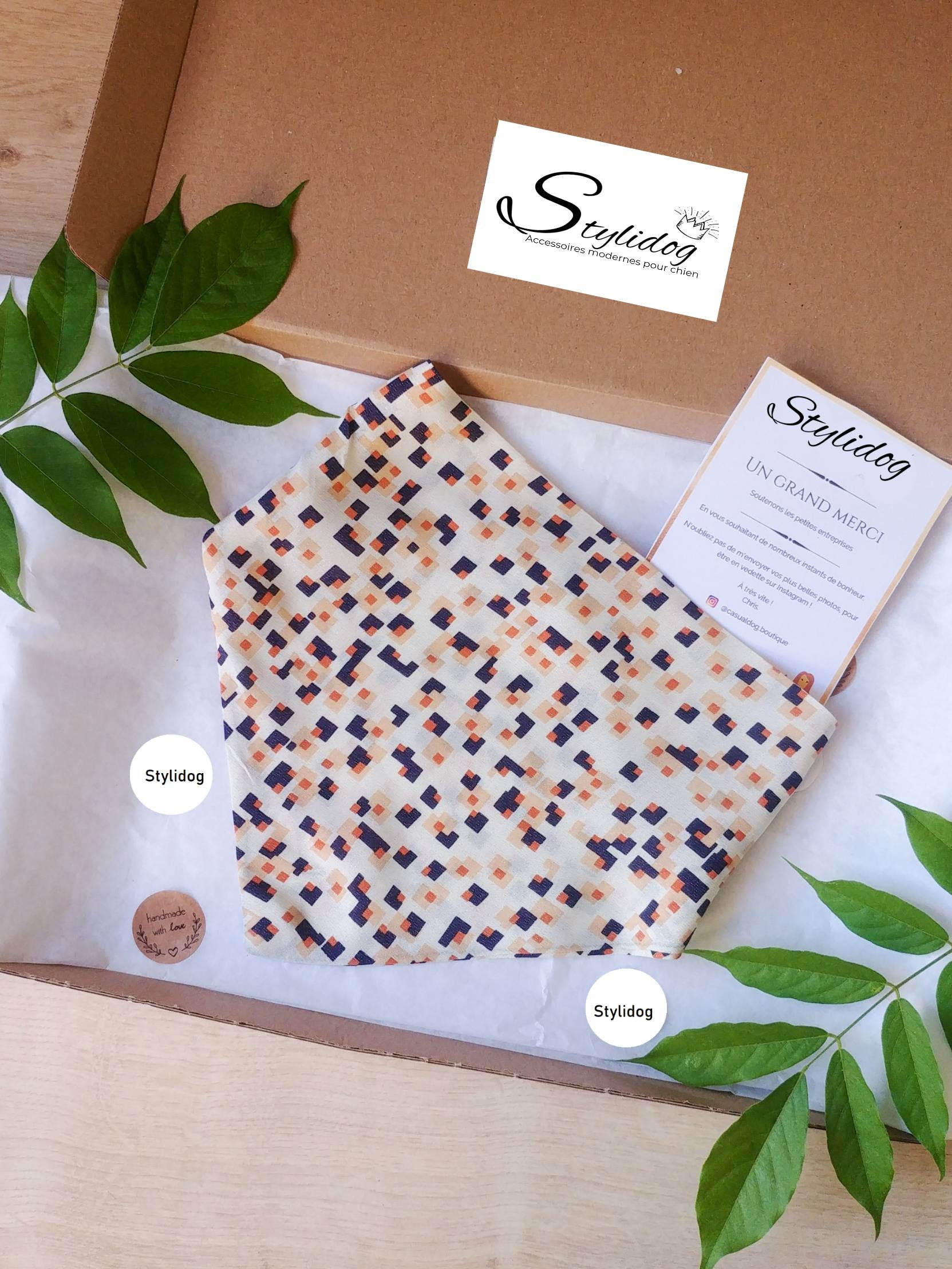 Bandana Pour Chien/Accessoire Vêtement Bandana à Nouer Chat Pression